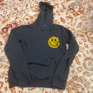 Aviator Nation kids size 12 smiley face hoodie
